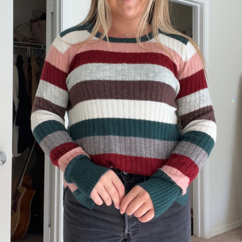 striped sweater